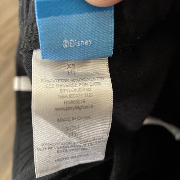 Disney Mickey Mouse Shorts Gold Foil Shades short Black Size XS (1) EUC - Picture 6 of 6